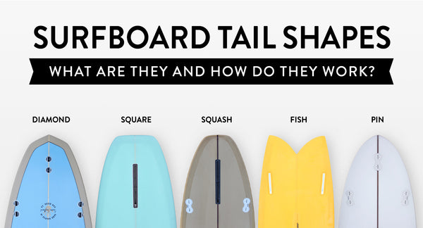 SURFBOARD TAIL SHAPES BASICS: WHAT ARE THEY AND HOW DO THEY WORK? - Degree  33 Surfboards