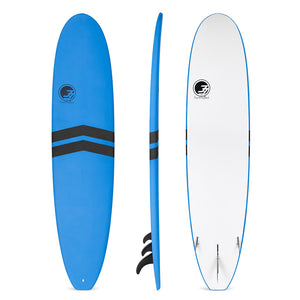 9' Perfect Foamie Soft Top Longboard Surfboard (Blue)