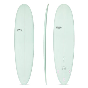 7'2" Poacher Funboard Surfboard Aqua Resin Tint (NexGen Epoxy)