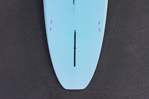 8'6" Ultimate Longboard Surfboard Gray Dip (Epoxy)
