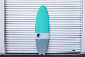 8'2" Easy Rider Surfboard Aqua Dip (Hybrid Epoxy Soft Top)