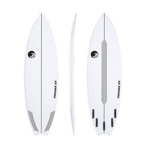 6'8" Rocket Fish Shortboard Surfboard (Poly)
