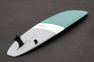 8' Ultimate Longboard Surfboard Teal Chevron (Epoxy)