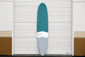 10' Ultimate Longboard Surfboard Teal Chevron (Epoxy)