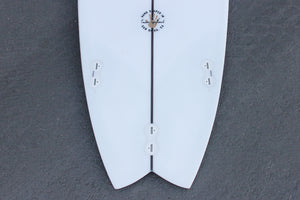 6'10" Easy Rider Fish Surfboard Darkwood Stringer (Poly)