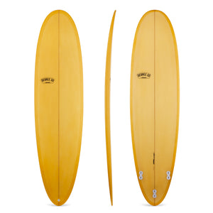 7'2" Poacher Surfboard Coral Resin Tint (Poly)