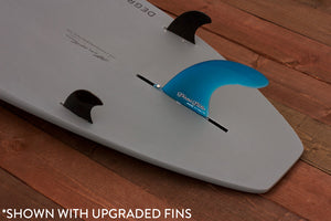 8'6 Ultimate Blue Dip Epoxy Longboard 2+1