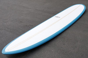 9'7" Wedge Noserider Aqua Rail Longboard Surfboard (Poly)