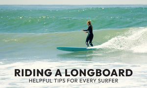 Riding a Longboard Surfboard for Beginner and Intermediate