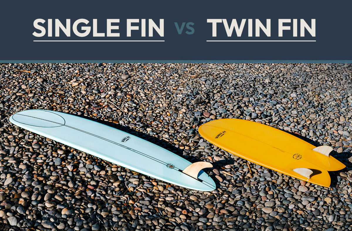 Single Fin Block Single Fin vs. Twin Fin – Degree 33 Surfboards
