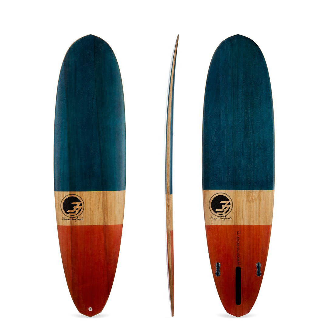 7' Paulownia Wood Surfboard (Epoxy) Used