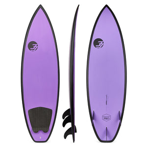 5'10" All Terrain Vehicle Surfboard Purple (Epoxysoft Pro) - New Closeout