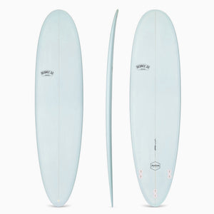 7'2" Poacher Funboard Surfboard Blue Resin Tint (NexGen Epoxy)