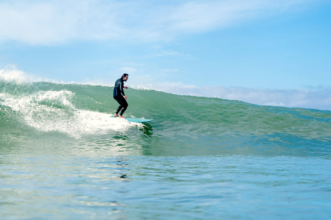 9' Ultimate Longboard Surfboard Aqua Resin Tint (NexGen Epoxy)