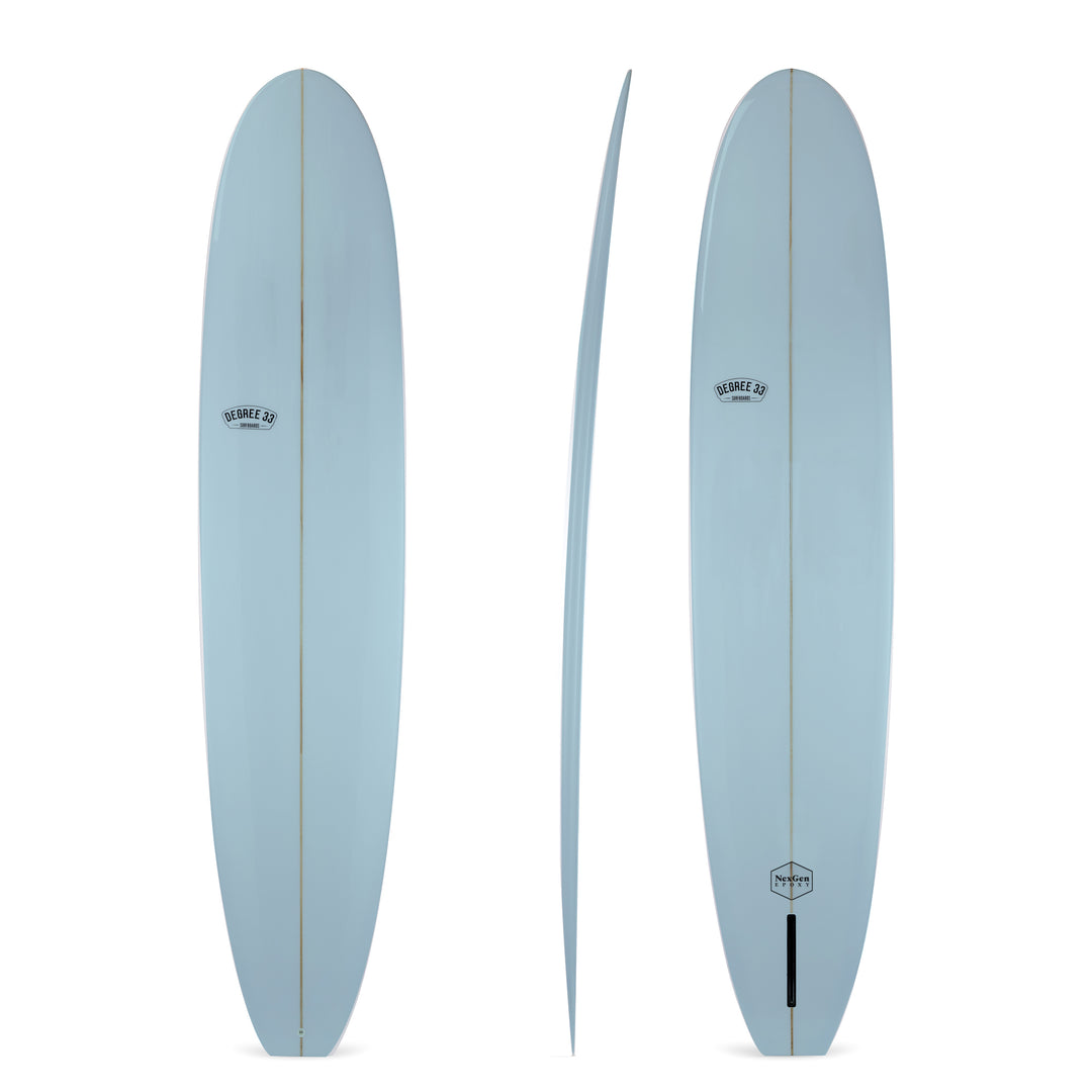 9' Ultimate Longboard Surfboard Blue Resin Tint (NexGen Epoxy)
