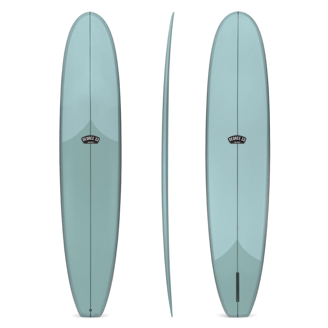 9'8" Classic Longboard Surfboard Coral Resin Tint (Poly)
