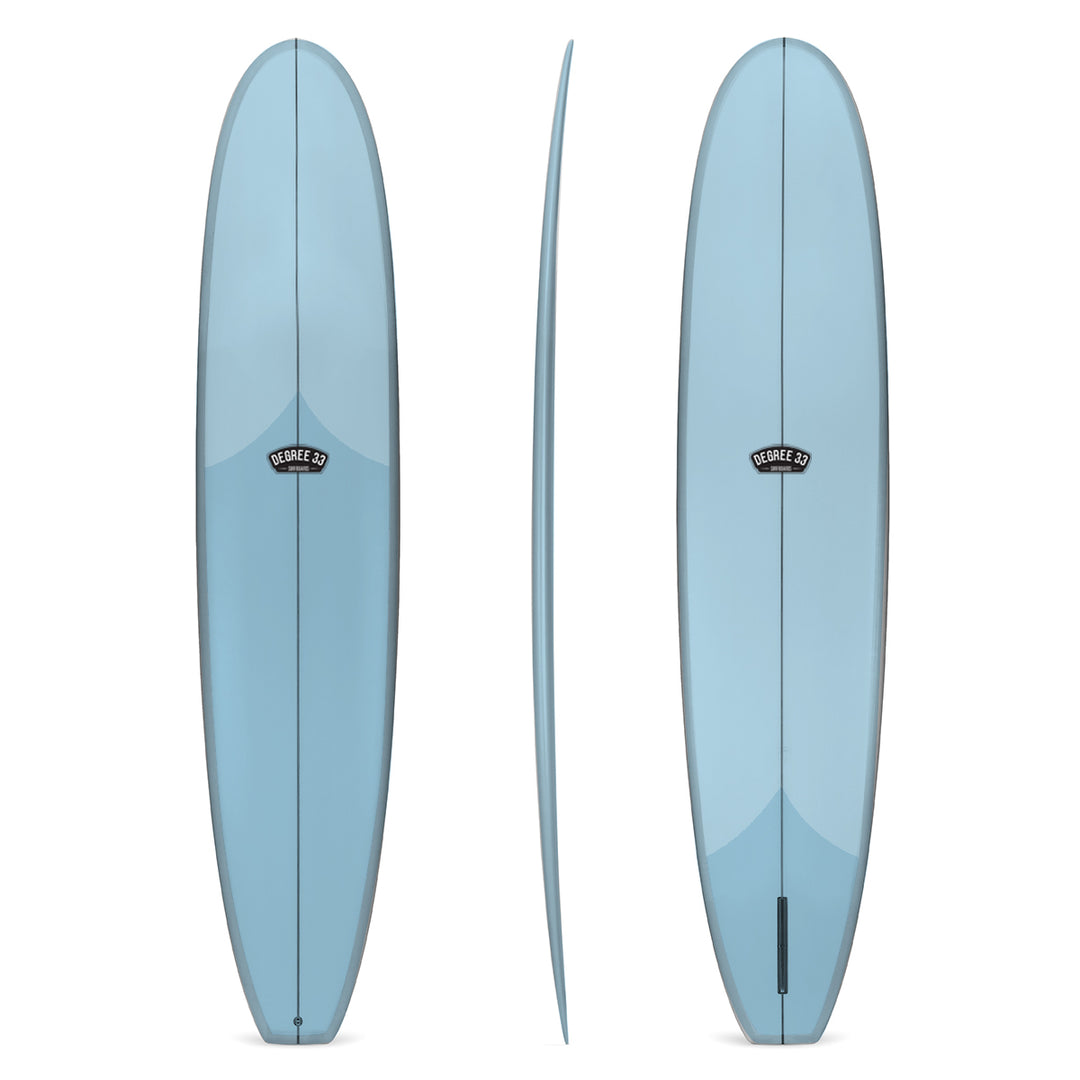 9'8" Classic Longboard Surfboard Coral Resin Tint (Poly)