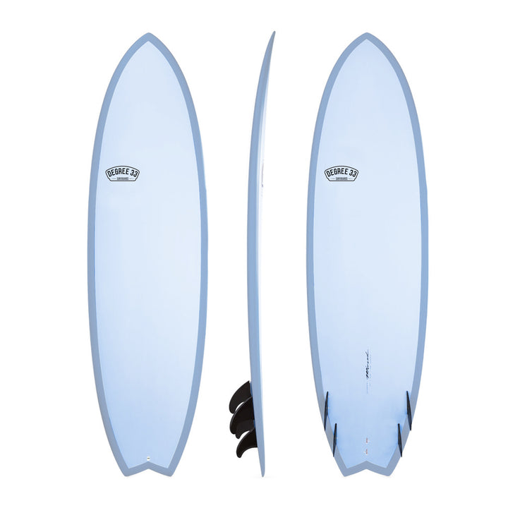 7'6" Easy Rider Surfboard Blue Rail (Epoxy)