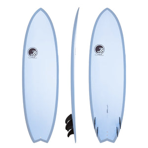 6'10" Easy Rider Surfboard Blue Rail (Epoxy)