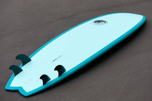 7'2" Easy Rider Surfboard Aqua Rail (Epoxy)