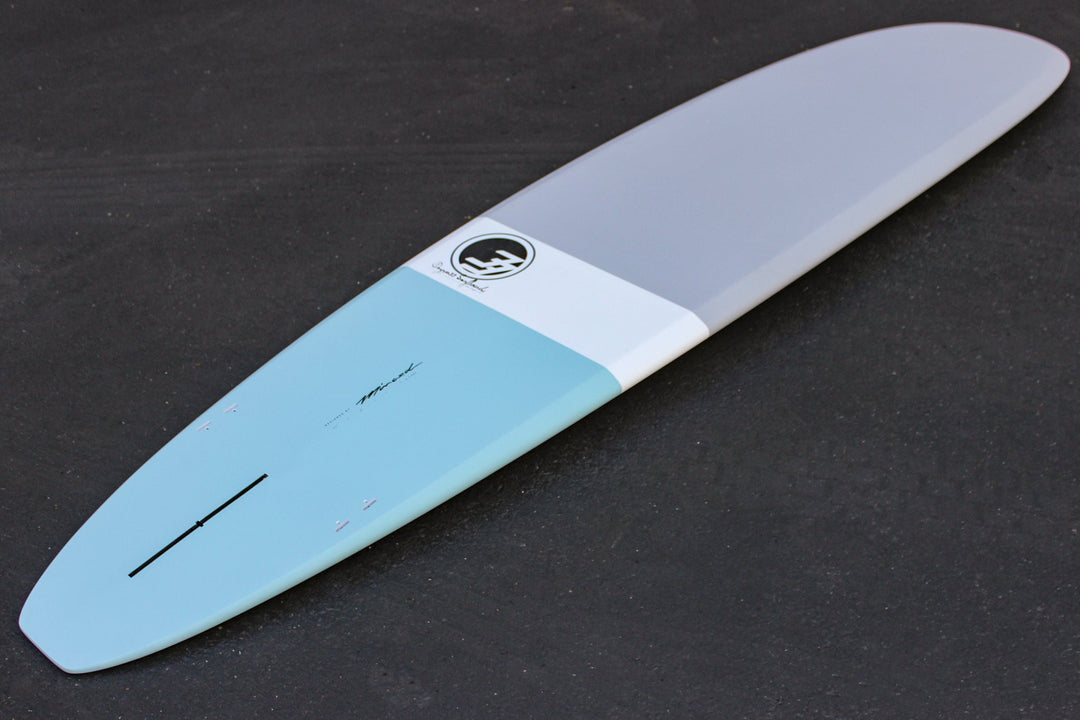 8'6" Ultimate Longboard Surfboard Gray Dip (Epoxy)