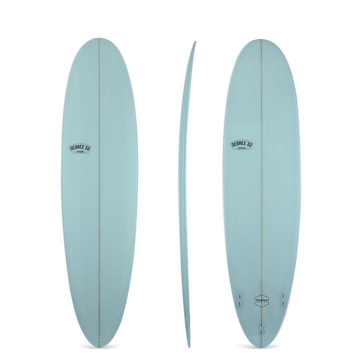 6'6" Poacher Funboard Surfboard (NexGen Epoxy Aqua Resin Tint)