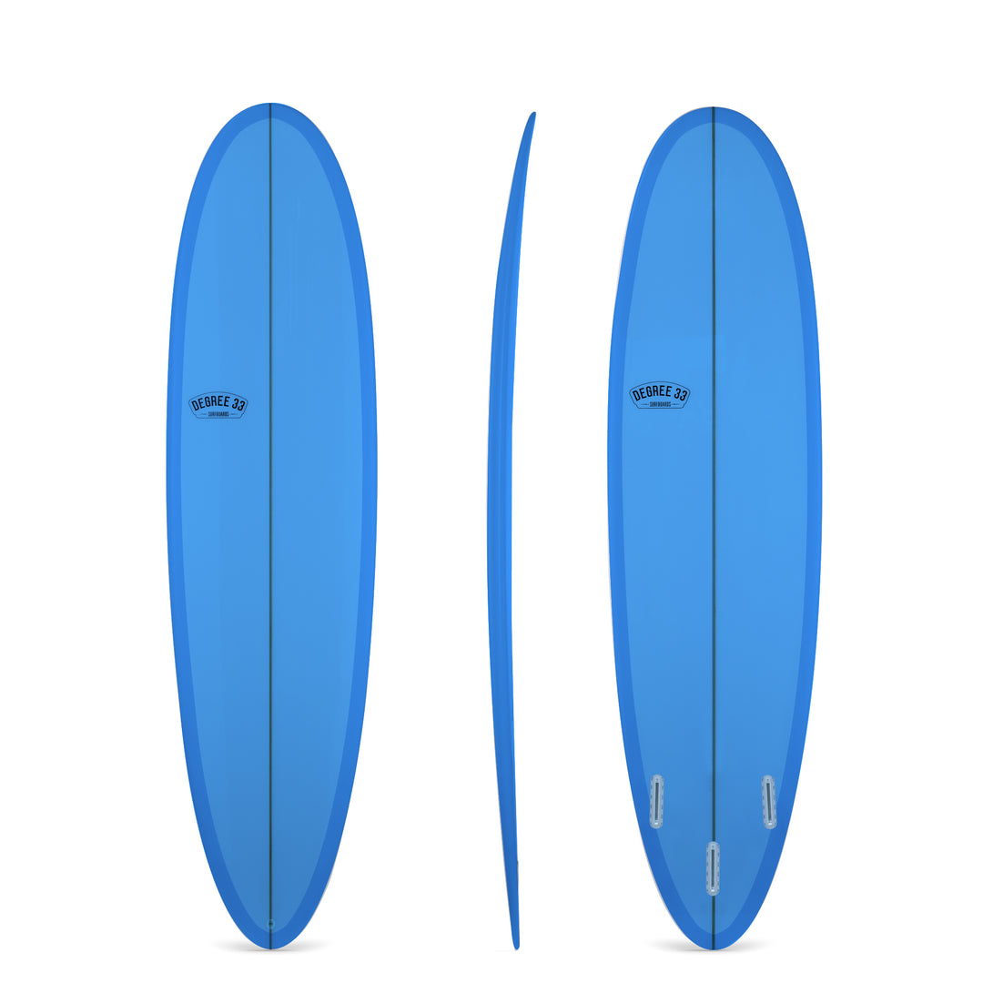 6'6" Poacher Surfboard Bright Blue Resin Tint (Poly) New Blemished