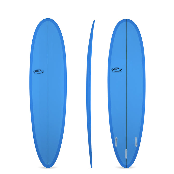 6'6" Poacher Surfboard Bright Blue Resin Tint (Poly) New Blemished