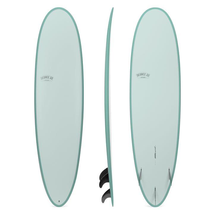 7'2" Poacher Funboard Surfboard Aqua Rail (Epoxy)