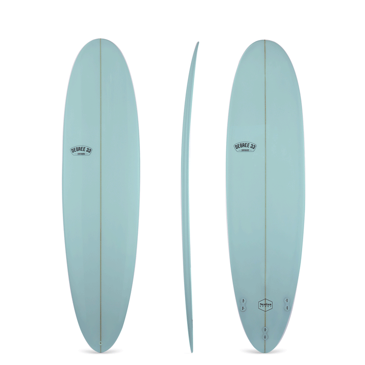 6'6" Poacher Funboard Surfboard (NexGen Epoxy Aqua Resin Tint)