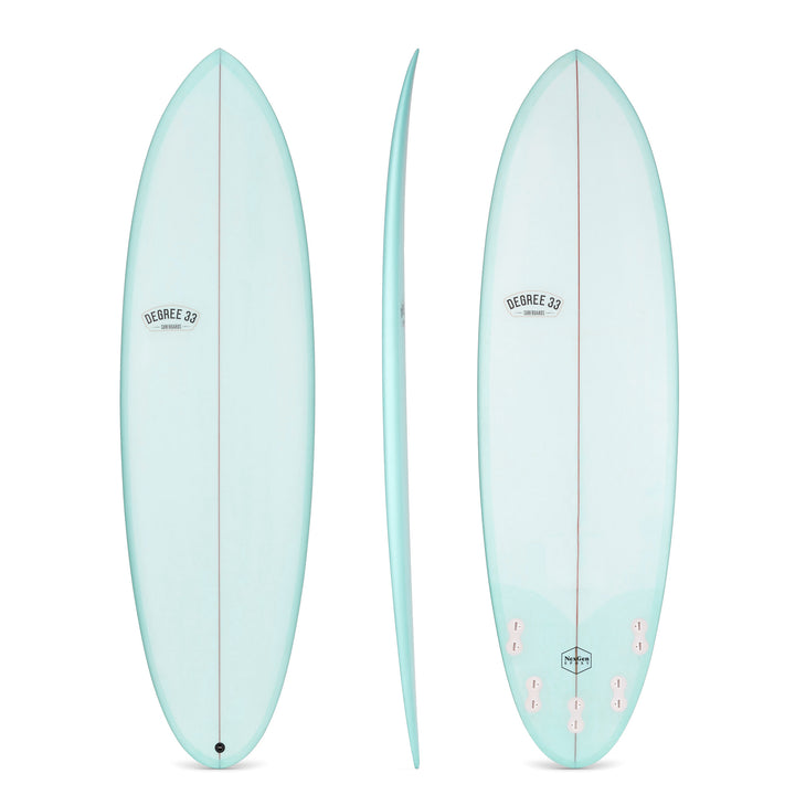 6'6" Speed Egg Midlength (NexGen Epoxy Aqua Resin Tint)