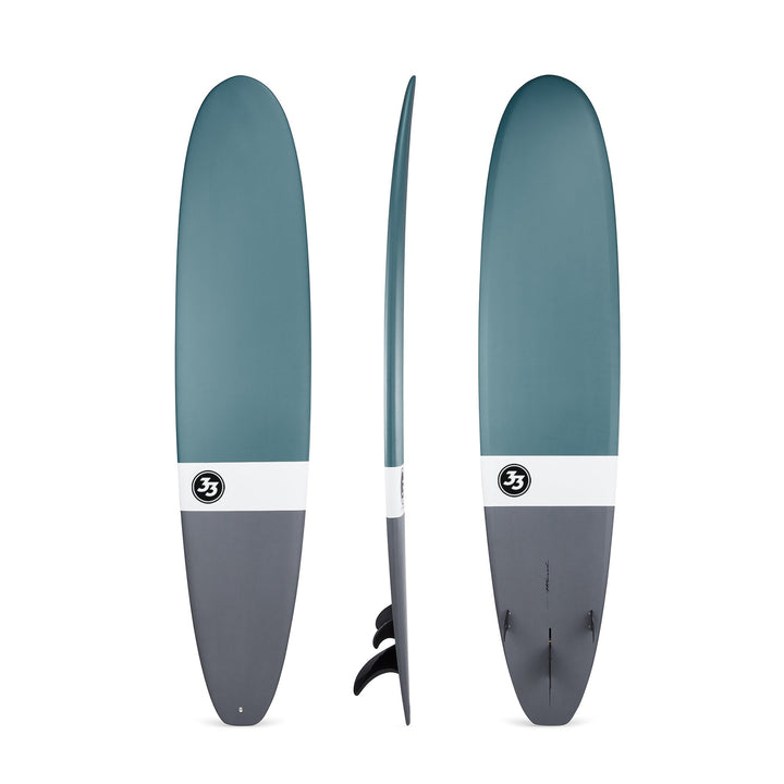 9'6" Ultimate Longboard Surfboard Blue Dip (Epoxy)