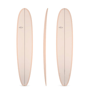 8' Ultimate Plus Longboard with Darkwood Stringer Coral Resin Tint (Poly)