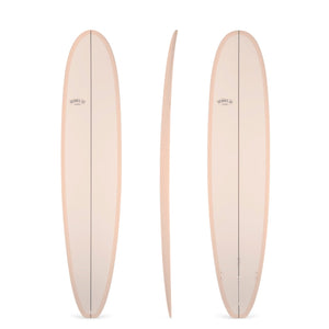 9' Ultimate Plus Longboard with Darkwood Stringer Coral Resin Tint (Poly)