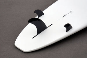 8'6" Ultimate Longboard Surfboard Teal Chevron (Epoxy)