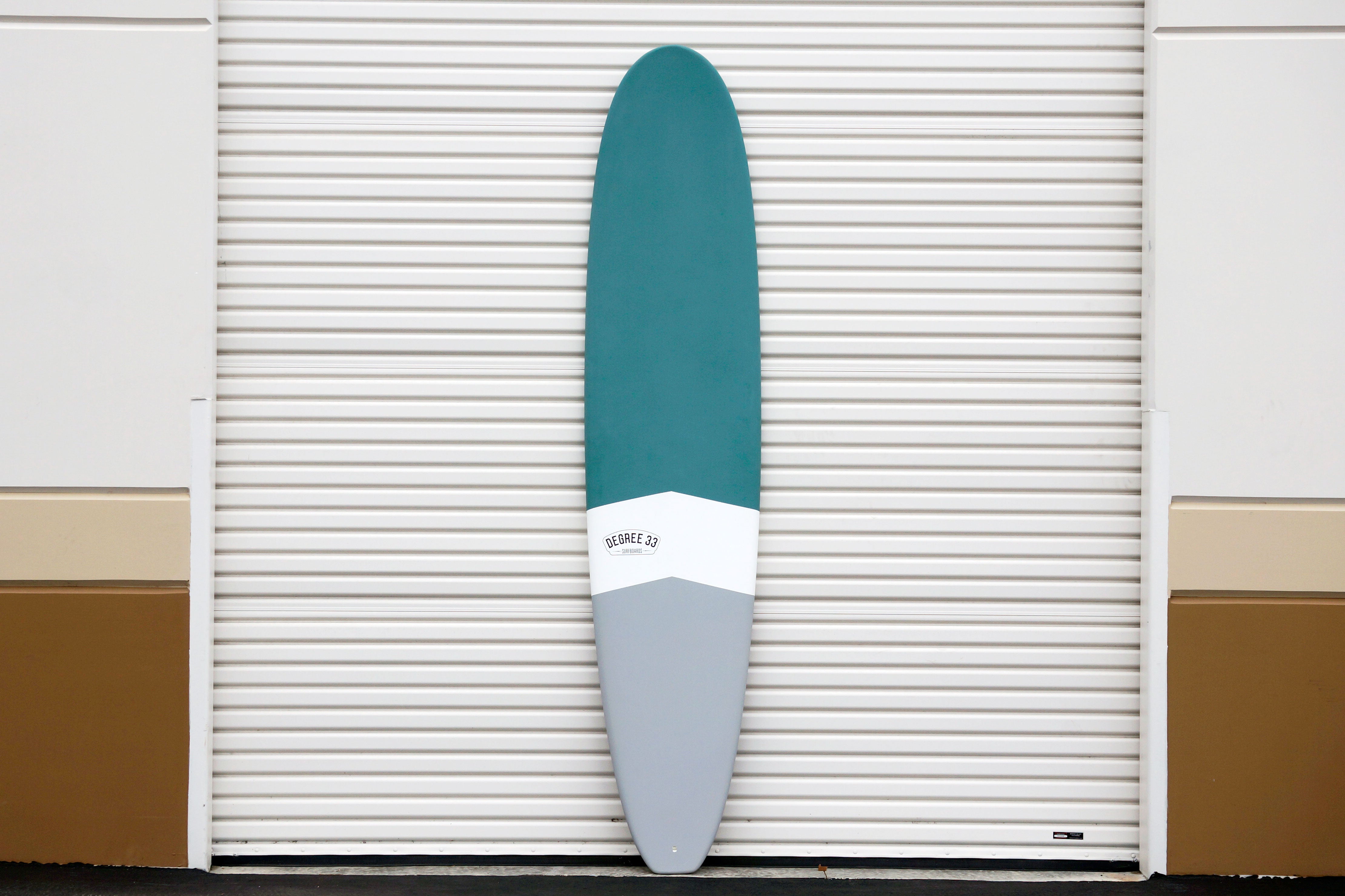 8' Ultimate Longboard Surfboard Teal Chevron (Epoxy) – Degree 33