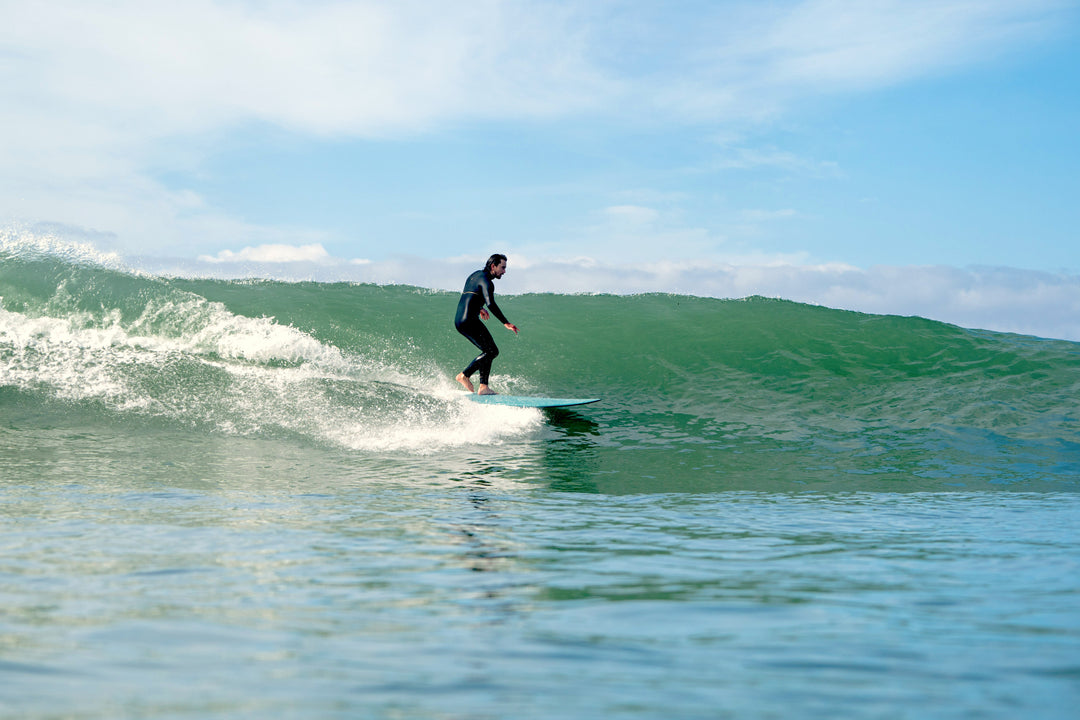 Ride33 Deluxe Surfboard & Wetsuit Package - 9' Ultimate Epoxy Longbboard