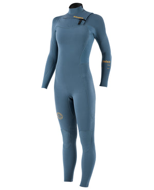 Manera Seafarer Wetsuit Chest Zip 4/3mm (Womens) - Pewter Color