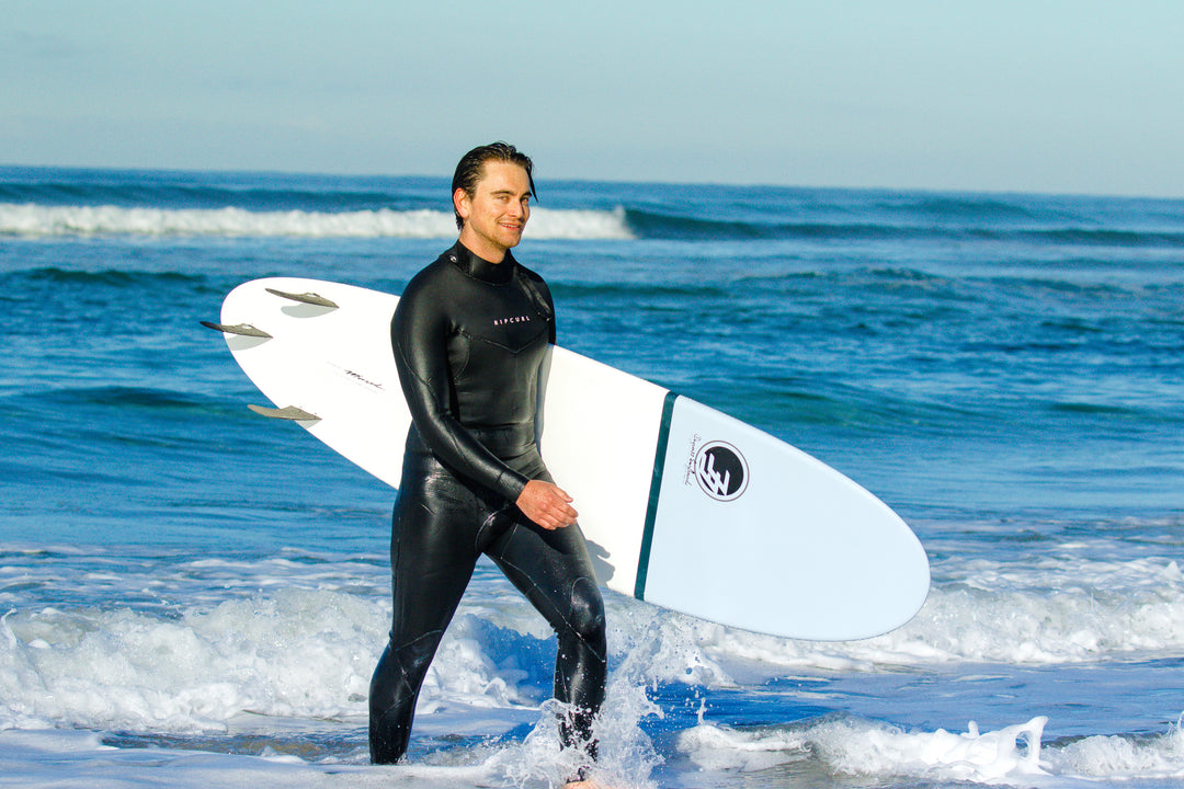 Ride33 Surfboard Package -7'2" Poacher Epoxy Surfboard, Bag, Leash, Fins & Accessories