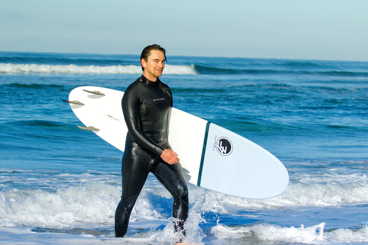 Ride33 Surfboard Package -7'2" Poacher Epoxy Surfboard, Bag, Leash, Fins & Accessories