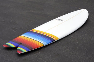 5'8" Codfather Fish with Mexican Blanket Inlay  (Poly)