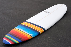 7'2" Poacher Surfboard with Mexican Blanket Inlay (Poly)