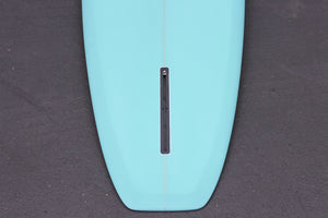 9'8" Classic Longboard Surfboard Aqua Resin Tint (Poly)