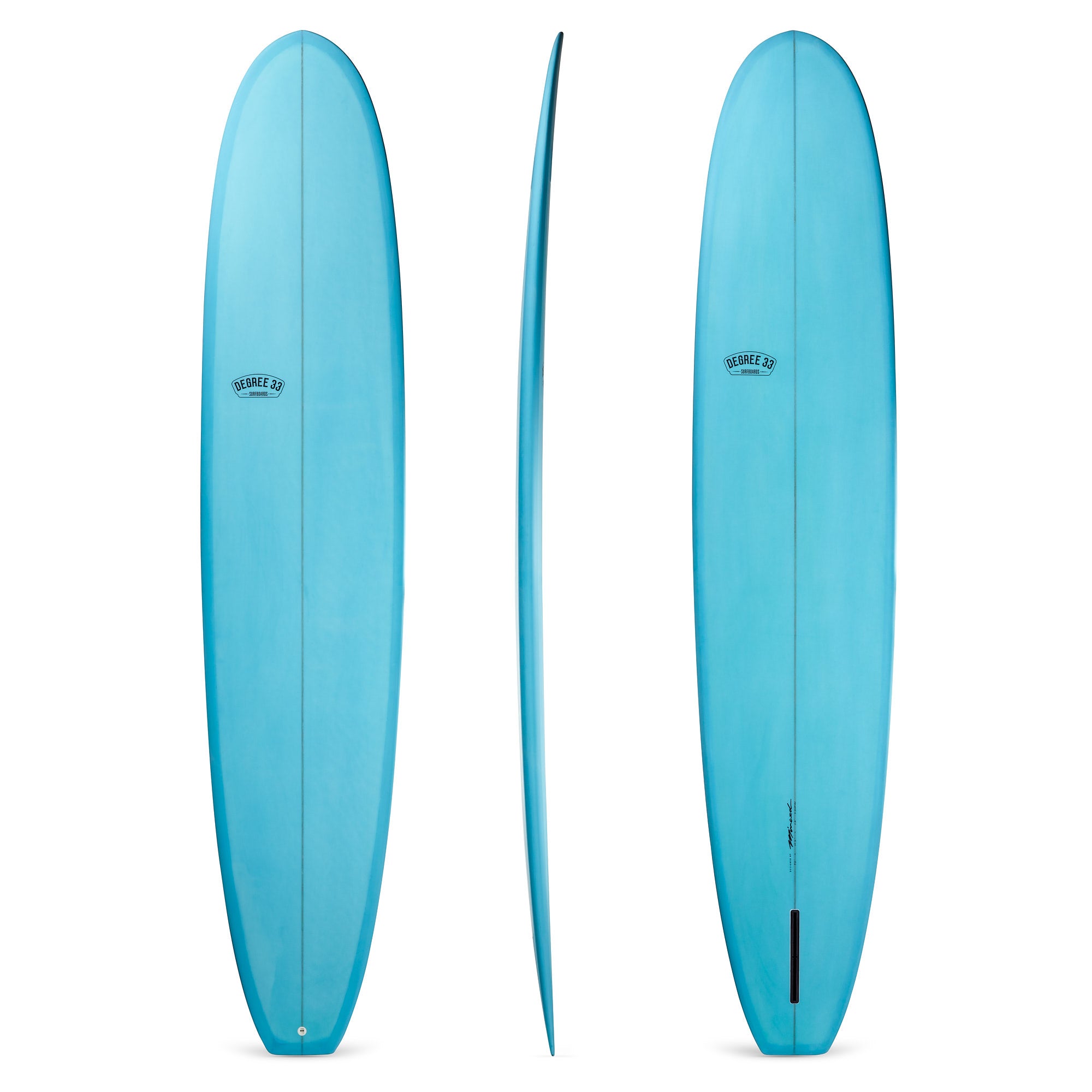 Classic Longboard Aqua Resin Tint - Degree Surfboards