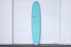 9'4" Classic Longboard Surfboard Aqua Resin Tint (Poly)