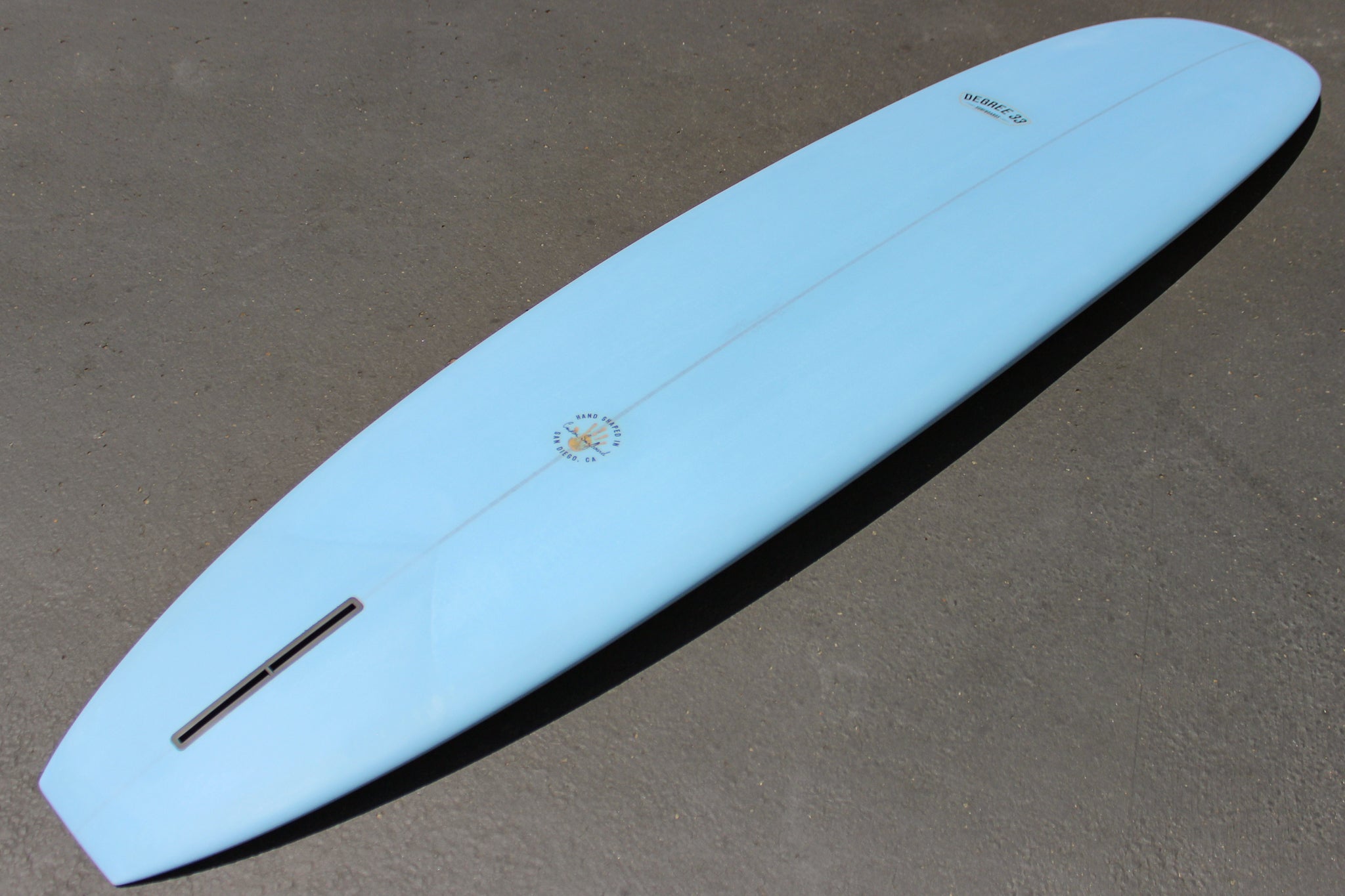 tjeneren flugt Særlig 9'4" Classic Longboard Surfboard Cloth Inlay Blue Resin Tint (Poly) -  Degree 33 Surfboards
