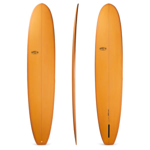 9'8" Classic Longboard Surfboard Coral Resin Tint (Poly)