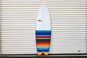 5'8" Codfather Fish with Mexican Blanket Inlay  (Poly)