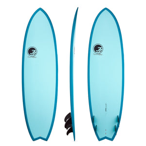 6'6" Easy Rider Surfboard Aqua Rail (Epoxy)