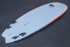 6'6" Easy Rider Surfboard Orange Camo (Hybrid Epoxy Soft Top)